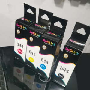 Tinta compatible para recarga de impresora Epson 504/544 70ml color Cyan