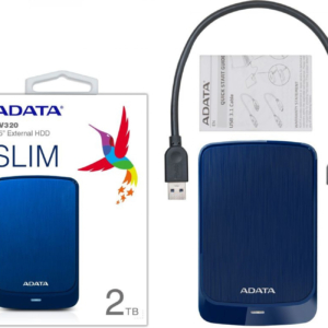 Disco Externo 2TB Adata AHV320 USB 3.2 Azul 2.5