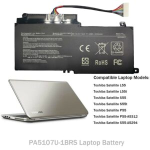 Batería para Toshiba Satellite S55 PA5107U-1BRS 2838Ah 43Wh 14.4V